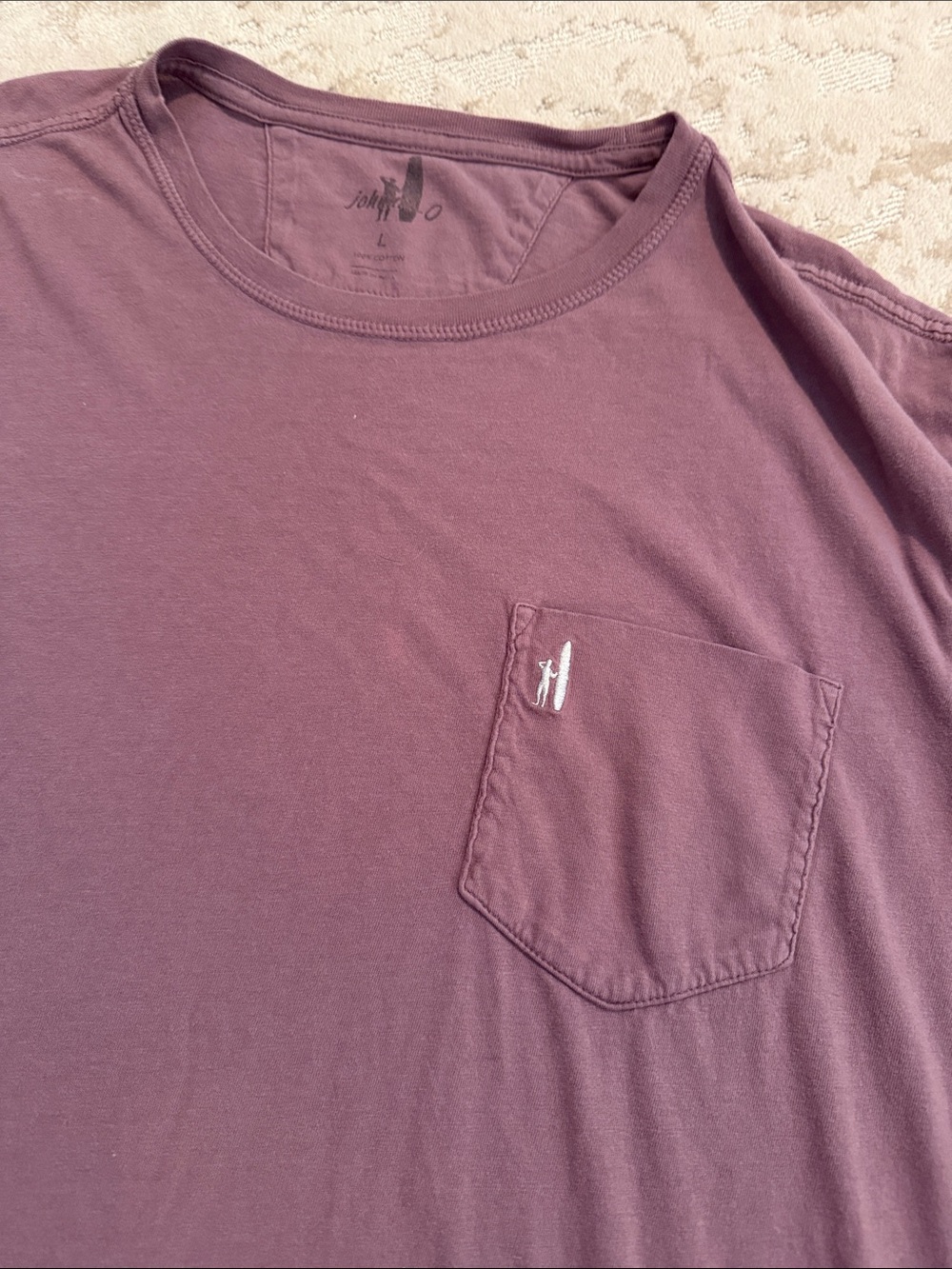 Johnnie-O pocket tee , cotton - Large